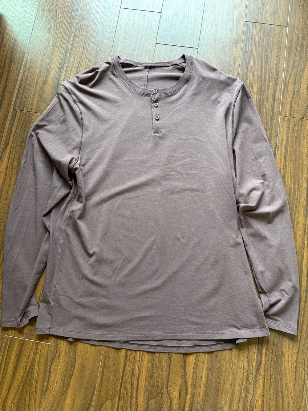 Lululemon Long-Sleeve Henley Shirt - Mauve